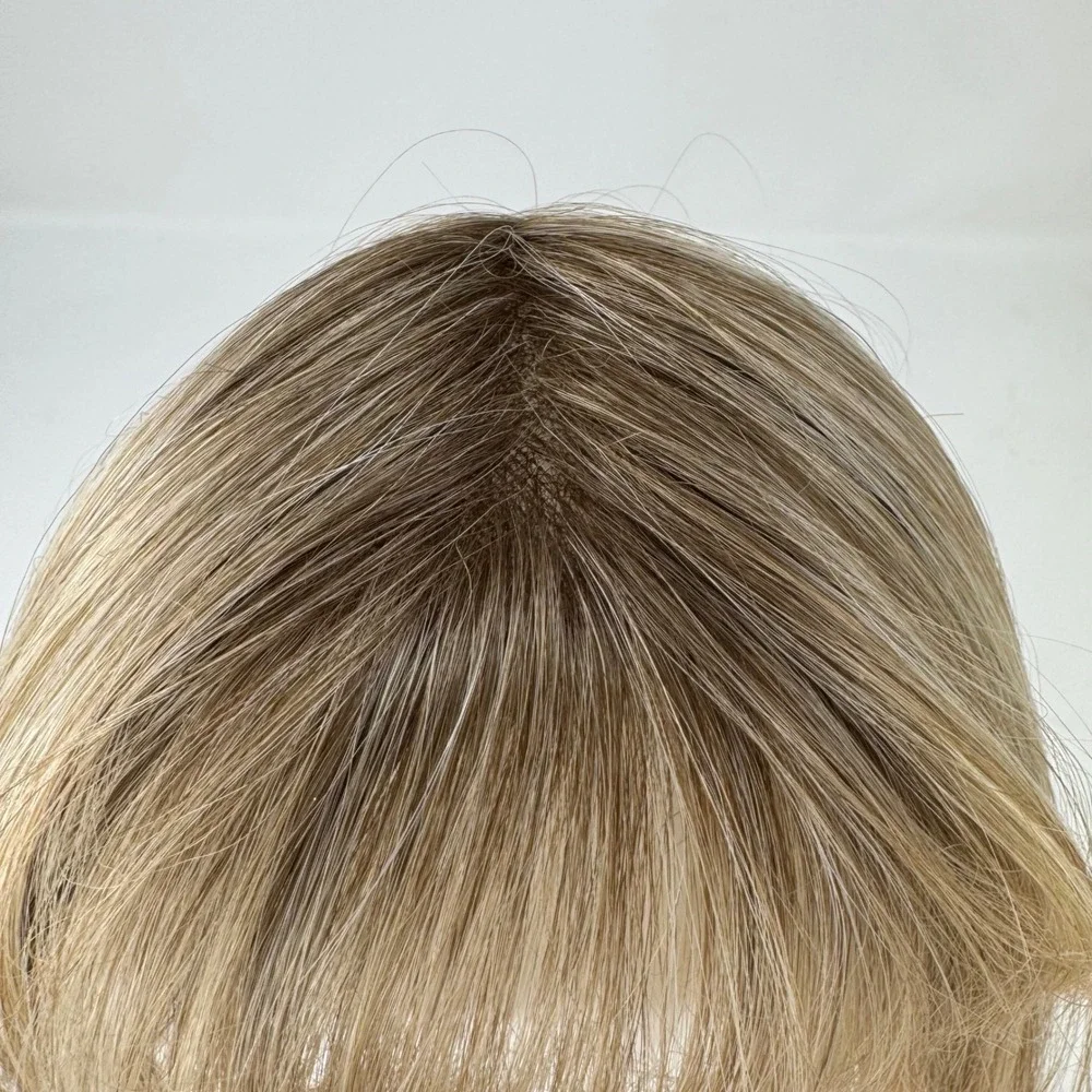 Wigs for Every Woman Wig & Wig Care Naples Blonde Ombre Dark Roots with Bangs